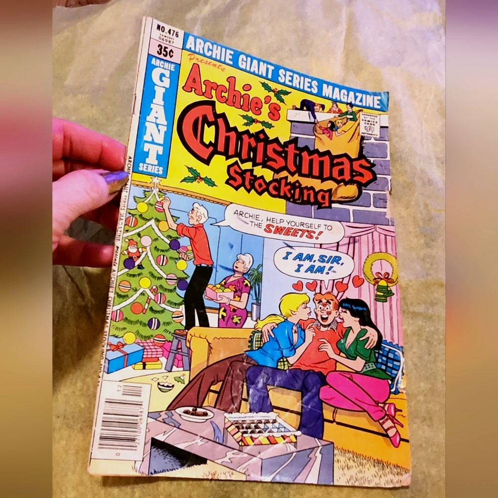 VINTAGE Archie Giant Series Magazine No. 476 Archie's Christmas Stocking